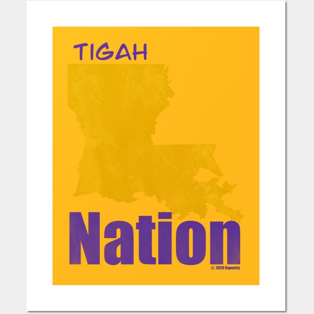 Tigah Nation Wall Art by Capestry